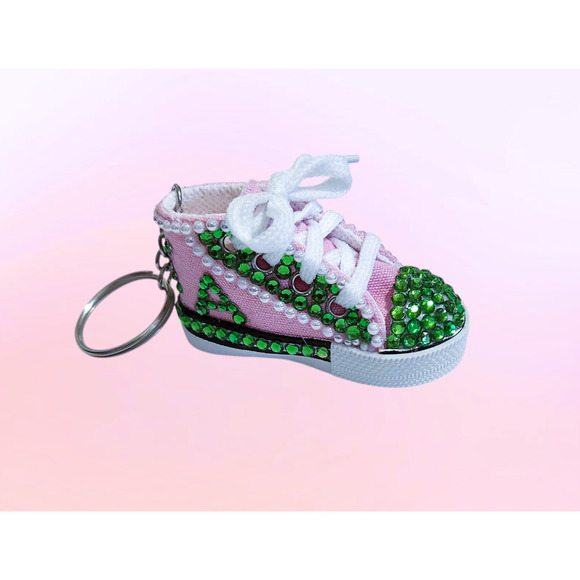 AKA Alpha Kappa Alpha Keychain Shoe Custom Made - Picture 3 of 4